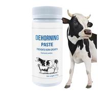 Pâte d'écornage rapide - Outil d'élevage doux de 110 g, formule naturelle d'élimination de la corne, pâte d'écornage du bétail, solution de soin des animaux sûre pour chèvres, vaches, élevage, corne