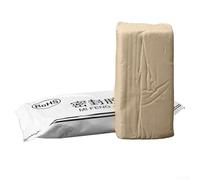 Pâte d'étanchéité 150 g pour trous de mur et de tuyau, composé de calfeutrage imperméable auto-durcissant avec retardateur de flamme et résistant à la chaleur pour applications domestiques et