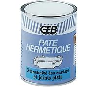 GEB Enduit d'étanchéité Hermetic noir – Résistant aux hautes températures et pressions – 125 g