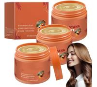 Pâte d'huile de batana brute 100 g, huile capillaire bio pour la croissance des cheveux, favorise la densité et la brillance des cheveux, hommes et femmes, nourrit les racines.