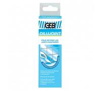 Pâte dissolvante - GEB - Dilujoint - 125ml - Élimine joints silicones - Raclette fournie