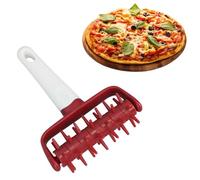 Pâte Docker Pizza Pâte Trou Maker Pizza Docker Pâtisserie Outil Rouleau Pizza Pin Puncher pour Accueil Cuisine Restaurant (Red)