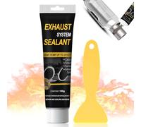 Pate Echappement, Pate a Joint Moteur Haute Temperature, Silicone Haute Temperature, Il Convient à la Réparation des Silencieux, des Pots D'échappement et Autres Applications Automobiles, 150 G