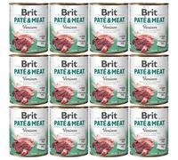 Pâté et viande de venaison BRIT - aliment humide pour chiens - 12 x 800 g