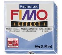 Staedtler Pain pâte à modeler Fimo® effect – Effet pierre précieuse bleu agate – 57 g – 8020-386