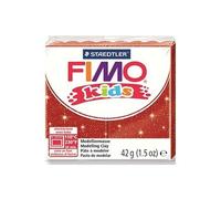 Pâte Fimo Kids 42 G Rouge Pailleté 8030.212