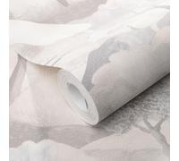 Pâte le Mur Papier Peint Douce Paysage Arbres Lavable Beige Erismann 10433-02