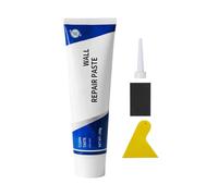 Pâte murale pour trous fissures dans les cloisons sèches avec spatule éponge de ponçage à séchage rapide pour bricolage (blanc, 15 cm)