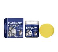 Pâte Nettoyante For Acier Inoxydable, Puissant Détachant For Cuisinières, Casseroles Et Poêles, Élimine La Graisse, La Rouille Et Redonne De L'éclat(3PCS)