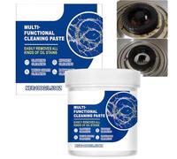 Pâte nettoyante multifonction pour acier inoxydable, détachant multi-usages ; pâte nettoyante concentrée, nettoyant et polish pour acier inoxydable pour appareils électroménagers, casseroles (1PCS)