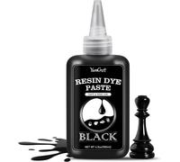 Pâte Pigmentaire Époxy Noire - 156g Haute Concentration Pour Résine Vagues,Cellules,Peintures,Uv Résine Art - Blanche Opaque