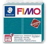 Pâte polymère 57 g - Effet cuir - Turquoise/Lagon - Graine Créative Bleu G