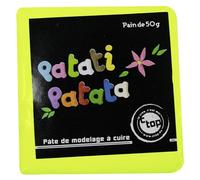 Pâte polymère à Modeler Patati Patata Jaune Fluo 5