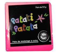 Pâte polymère à Modeler Patati Patata Rose Fluo 50