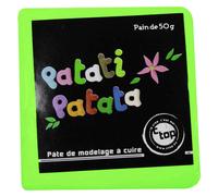 Pâte Polymère À Modeler Patati Patata Vert Fluo 50 G