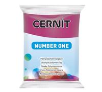 Pâte polymère - CERNIT - Number 1 - Bordeaux - 56 g - Rendu porcelaine