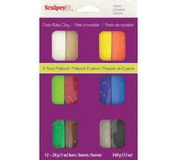 Pâte Polymère - Classique - Assortiment 12 Coul?