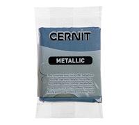Pâte Polymère Cuite Au Four Cernit, Métallique Avec Effet Métal, 56 G, Acier, No. 167