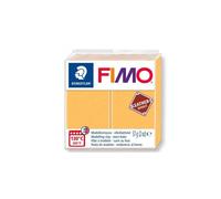 Pâte polymère - Fimo - Leather Effect - Jaune Safran - 57gr - Effet cuir