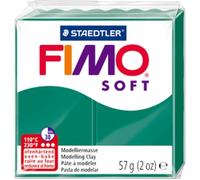Pâte Polymère FIMO Soft - Vert émeraude - 56g