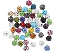 Pâte Polymère Perles Rondes Décoratives 50 Pièces