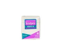 Pâte polymère Sculpey 57 g - blanc pailleté