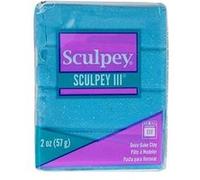 Pâte polymère Sculpey 57 g - bleu pailleté Bleu G