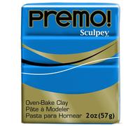 Pâte polymère - Sculpey - Cobalt Blue - Accents - Souple - Cuisson à 130C