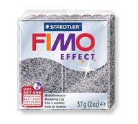Pâte polymère - Staedtler - Fimo Effect Granit 803 - 56g - Durcissante au four 110°C - Couleur gris