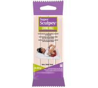 Pâte polymère - Super Sculpey - Living doll - Beige - 454 gr - Idéale pour poupées