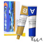 Pâte Réparation en Métal,Soudure à Froid Metal,Magic Welding Glue 100g AB Glue,Colle Metal Extra Forte,Soudure Magique Colle, Colles Époxy Métal,pour Réservoirs Carburant,Plomberie