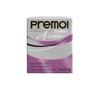 Pâte sculpey accent white gold glitter (pailleté) - sculpey