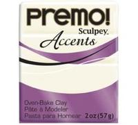 Pâte Sculpey Accent - White translucent (blanc translucide) Blanc G