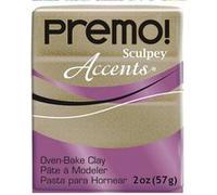 Pâte sculpey accent yellow gold glitter (pailleté) - sculpey Jaune G