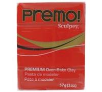 Pâte Sculpey Premo - Cadmium red (rouge) Rouge G