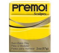 Pâte Sculpey Premo - Cadmium yellow (jaune) Jaune G