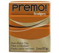 Pâte Sculpey Premo - Raw sienna (brun) Marron G
