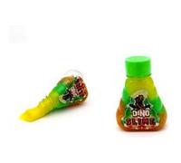 pâte slime dinosaure 170g multicolore - bg international 13717 Marron G