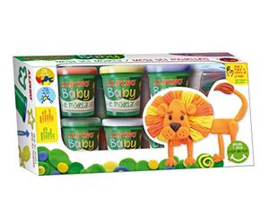 Pâte souple Alpin Baby Dough (6 x 85 g) - Ma première pâte douce