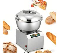 Pâte spirale professionnelle 1800 W, double rotation, minuterie 0-30 min, robuste et chauffant. Pétrin avec bol amovible et élément chauffant pour pâte à pain, pizza et raviolis(8kg)