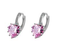 Pâte Stockage Moules Bijoux Pour les femmes d'oreilles Zircon Hoops d'oreilles Teen Heart Clip Huggie Love Girls d'oreilles Bracelets Outil Nettoyeur Pince Kits (Pink, One Size)