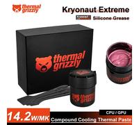 Pâte thermique extrême Grizzly Kryonaut, 14.2W/MK CPU/GPU, refroidisseur composé de grande capacité, graisse de refroidissement en Silicone 2g/33.84g KE 2g