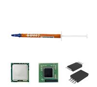 Pâte Thermique - Gel De Refroidissement pour Évacuation De La Chaleur - Graisse Conductrice Silicone en Tube Seringue pour Composants Électroniques Maison CPU Imprimante