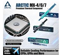 Pâte thermique premium ARCTIC MX-4/6/7, composé à haute conductivité thermique, 2g/4g/8g, pour refroidissement CPU, GPU, PC, ordinateur portable MX-4-8g
