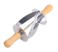 pâte Triangulaire en Acier Inoxydable pour la Cuisson des Croissants, Rouleau avec Soudure Serrée, Facile à Nettoyer, fabriqué en Matériau de qualité Alimentaire, Manche