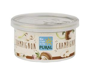 PATÉ VÉGÉTAL CHAMPIGNONS 125G, PURAL, UNITÉ