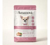 Pâtée Chien sans Céréales Amanova Saumon & Dinde Adulte 300 g