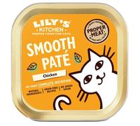 Lily's Kitchen Pâtée naturelle en barquette pour chats adultes, recette au poulet sans céréales (19 x 85g barquettes)
