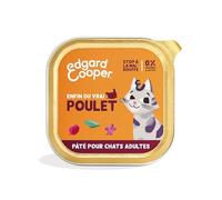 Pâtée pour Chat Adulte sans Sucres Ajoutés Poulet Edgar & Cooper - La boîte de 85g Lot De 6 - par Lot