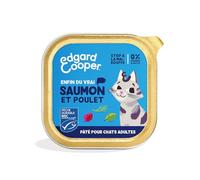 Pâtée pour Chat Adulte Saumon Poulet Edgar & Cooper - La boîte de 85g Lot De 6 - par Lot